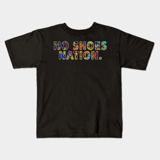 No shoes nation Kids T-Shirt